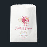 Petals and Prosecco Garden Bridal Favor Bag<br><div class="desc">Our beautifully designed Petals and Prosecco favor treat paper bags are a great addition to your bridal shower. Matching items in our store Cava Party Design.</div>