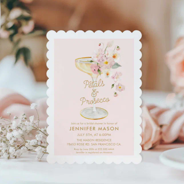 petals and prosecco bridal shower dress Petals and Prosecco Bridal Shower Invitation  Creative Things Studio