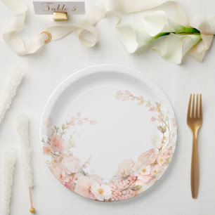 Petals and Prosecco  Paper Plates