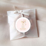 Petals and Prosecco Wedding Shower Favor Classic Round Sticker<br><div class="desc">Discover how adding a touch of elegance with our Petals and Prosecco Bridal Shower Round Stickers can transform your event's favors and envelope seals. These stylish stickers are the perfect way to personalize and elevate even the simplest of gifts,  making your bridal shower an unforgettable experience for all.</div>