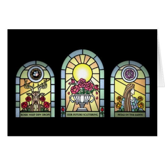 Petals card (Front Horizontal)