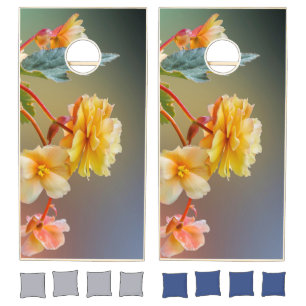 Petals image cornhole set