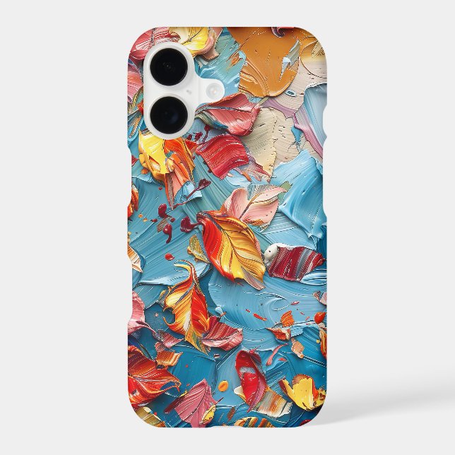 Petals in Motion – Expressive Abstract Floral iPhone Case (Back)