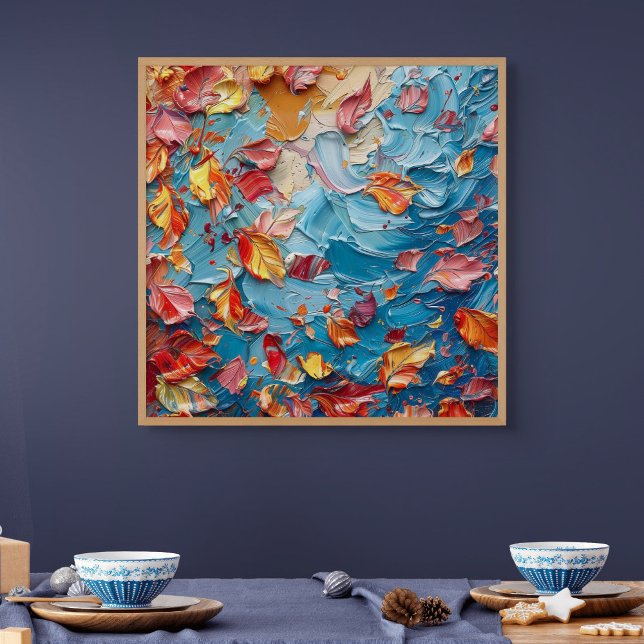 Petals in Motion – Expressive Abstract Floral Poster (Creator Uploaded)
