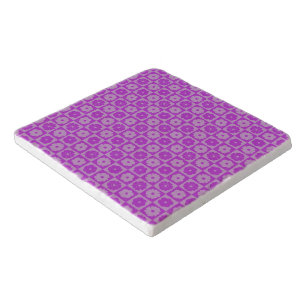 Petals In Silence 01. Floral Pattern. Trivet