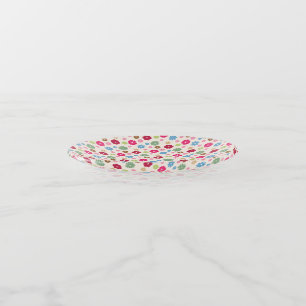 Petals In Silence 11. Floral Pattern. Trinket Tray