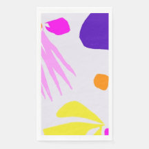 Petals in the air napkin paper