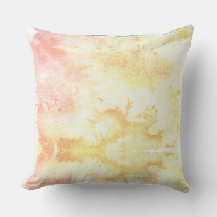 Petals in the Haze Throw Pillow