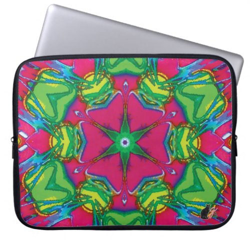 Petals Kaleidoscope Laptop Sleeve