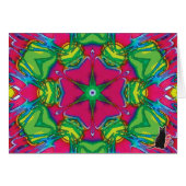 Petals KC Kaleidoscope Greeting Card (Front Horizontal)