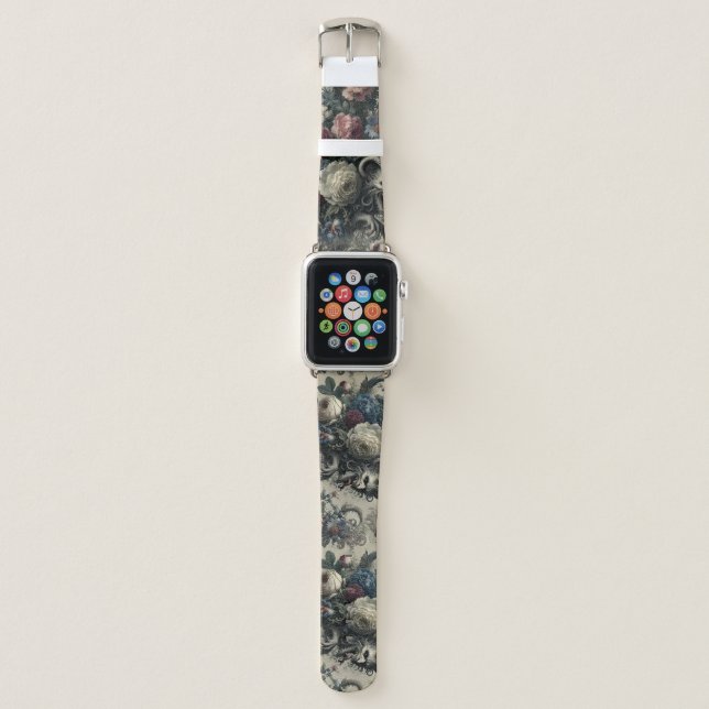 Petals of Decadence – Gothic Baroque  Apple Watch Band (Front)