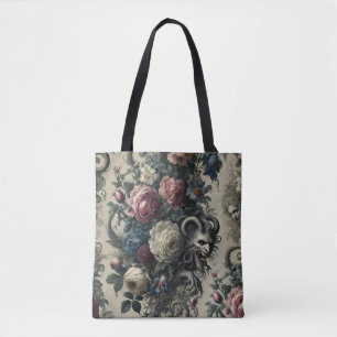 Petals of Decadence – Gothic Baroque Tote Bag