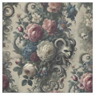 Petals of Decadence – Gothic Statement Tile Fabric