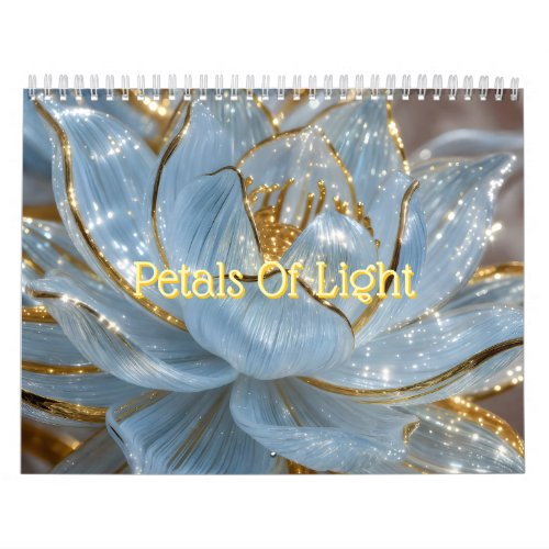 Petals of Light Glass Flowers Calendar