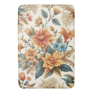 Petals & Poetry A Floral Affair Bath Mat