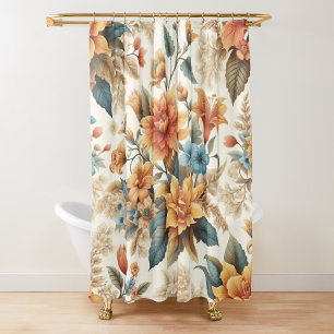 Petals & Poetry A Floral Affair Shower Curtain
