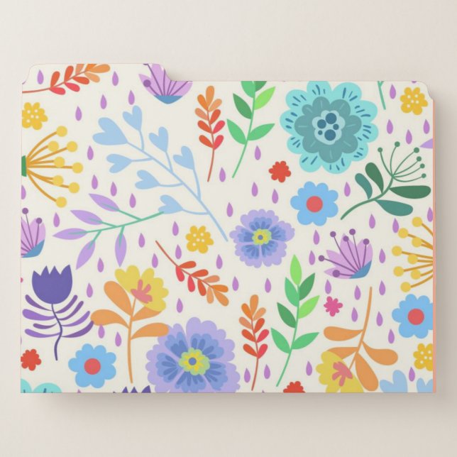 Petals & Productivity File Folder (Back Right)