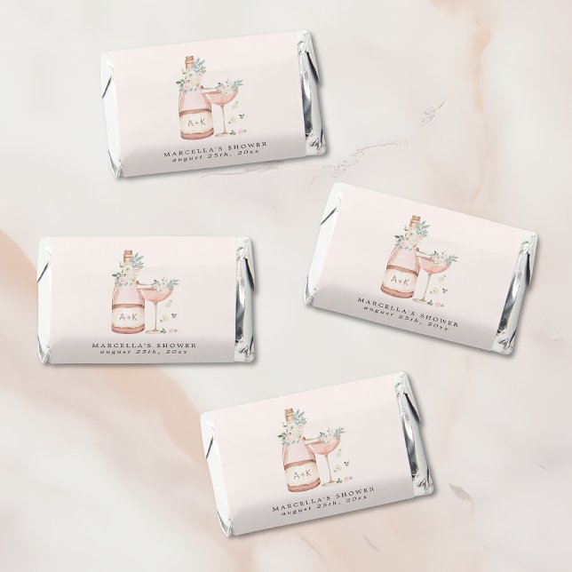 Petals & Prosecco Bridal Shower Bachelorette Hershey's Miniatures (Creator Uploaded)