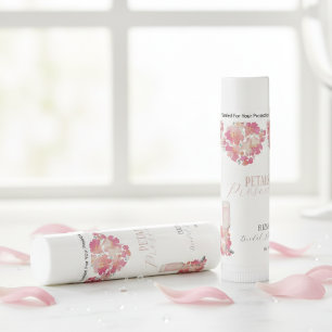 Petals & Prosecco Bridal Shower Floral Pink Lip Balm