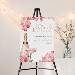 Petals & Prosecco Bridal Shower Foam Board