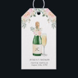 Petals & Prosecco Bridal Shower Gift Tags<br><div class="desc">This cute accessory will be perfect for your party when you customize it!</div>