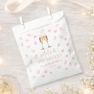 Petals & Prosecco Champagne Bridal Shower  Favor Bag