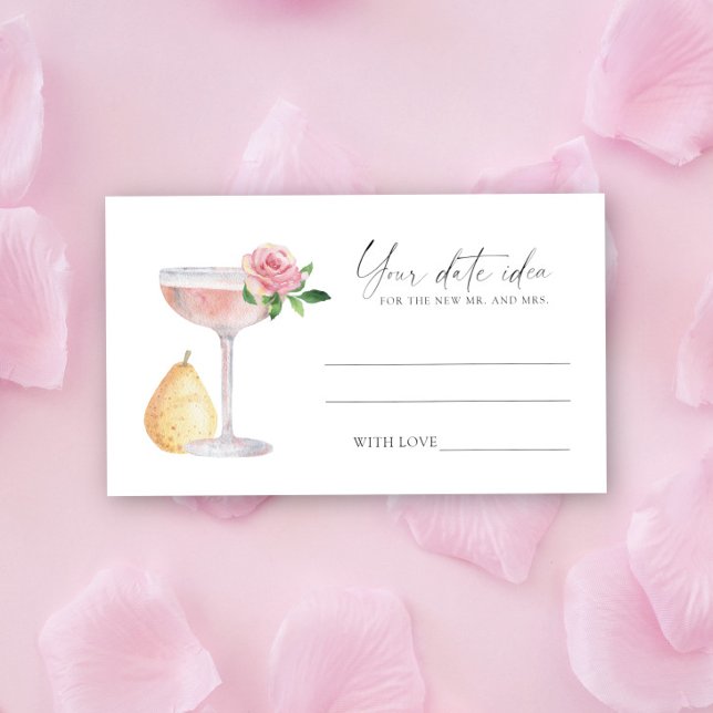 Petals & Prosecco - Date night ideas \ Date jar Enclosure Card (Creator Uploaded)