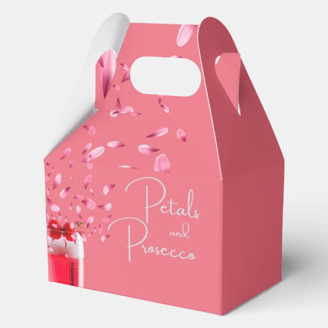 Petals & Prosecco Favor Box (Front)