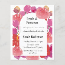 Petals & Prosecco Floral Arch Summer Bridal Shower
