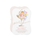 Petals & Prosecco Floral Bridal Shower Invitation