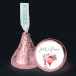 Petals Prosecco Floral Bridal Shower Wedding  Hershey®'s Kisses®<br><div class="desc">Elegant Garden Flowers with Glass of Champagne,  Berries and text "Petals and Prosecco" Floral themed Bridal shower Kisses candies in lilac,  lavender,  blush pink,  peach,  apricot and greenery colors.</div>