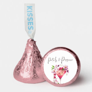Petals Prosecco Floral Bridal Shower Wedding  Hershey®'s Kisses®