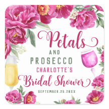 Petals & Prosecco Hot Pink Floral Bridal Shower