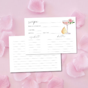 Petals & Prosecco - recipe card