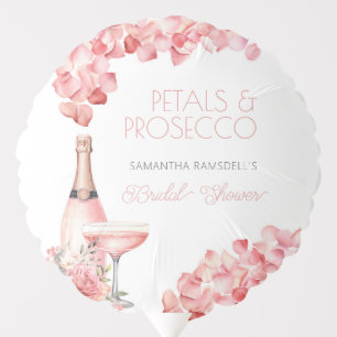 Petals & Prosecco Rose Pink Balloon