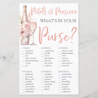 Petals & Prosecco What's in Your Purse?