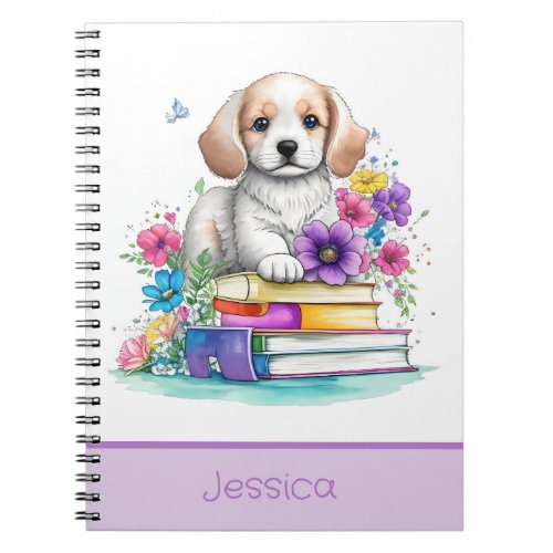 Petals  Puppies  Books Vibrant Watercolor