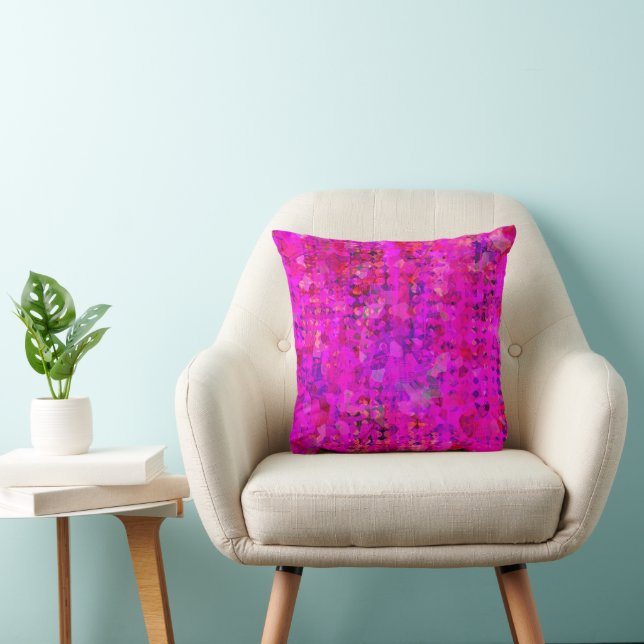 Petals Throw Pillow (Chair)