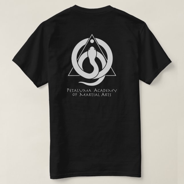 Petaluma Academy of Martial Arts (PAMA) T-Shirt (Design Back)