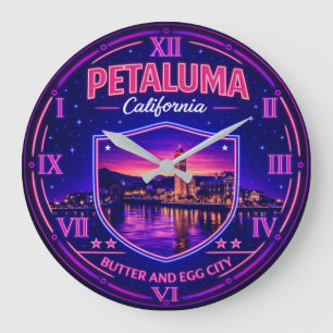 Petaluma California Large Clock