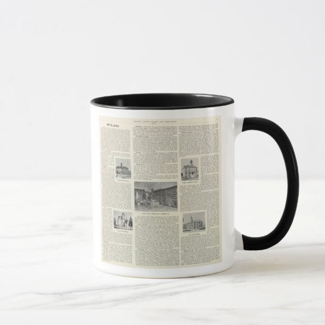 Petaluma, California Mug (Right)