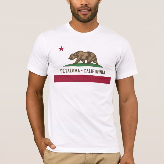 Petaluma: Flag of California Tee (Front)