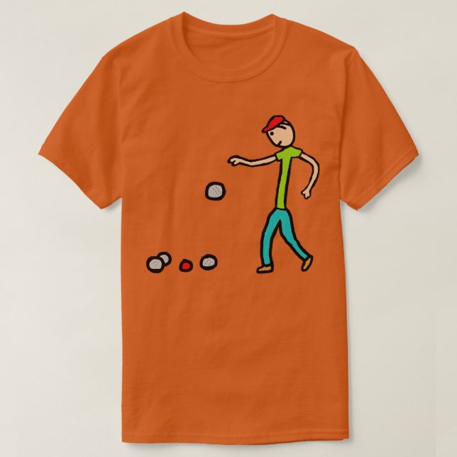 Petanque 1 T-Shirt (Design Front)