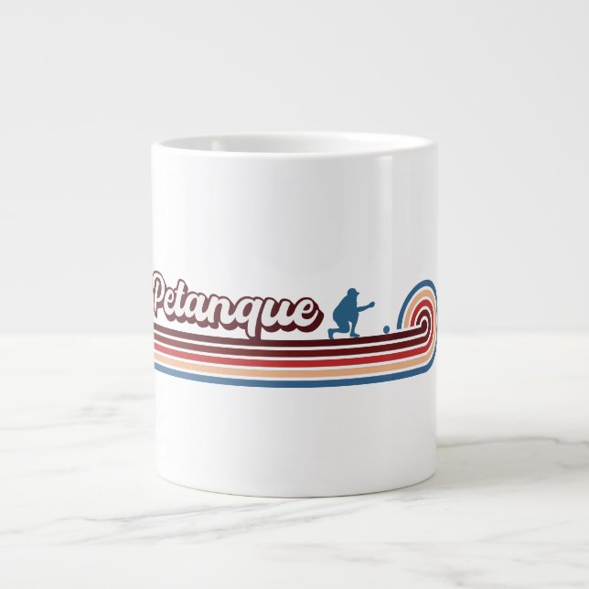 Petanque Gifts, Petanque Lover, Petanque Player   Giant Coffee Mug (Front)