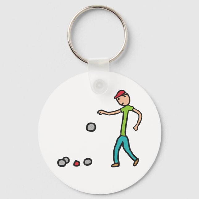 Petanque Keychain (Front)