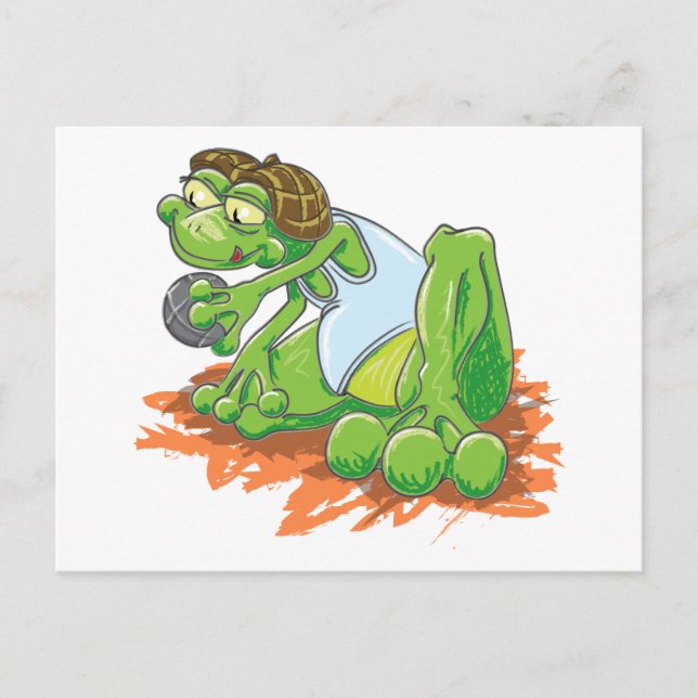 Pétanque Postcard (Front)