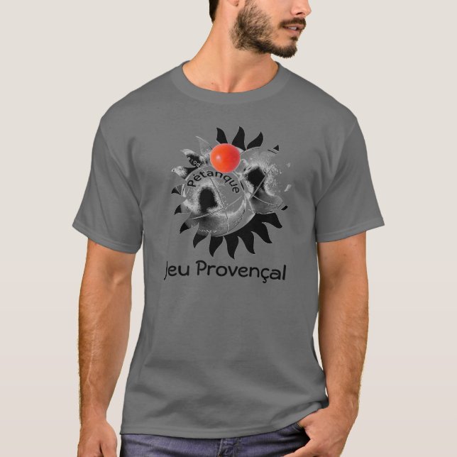 Petanque T-Shirt "Jeu Provencal" (Front)