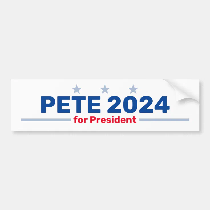 Pete 2024 bumper sticker Zazzle