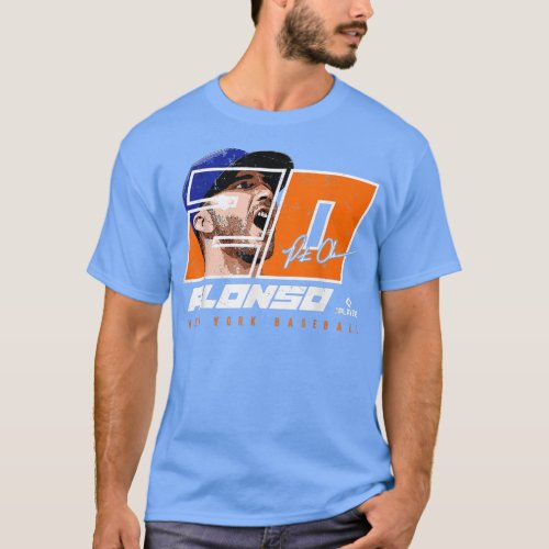 Pete Alonso _ Silhouette Polar Bear New York MLBPA T_Shirt