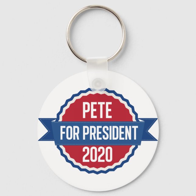 Pete Buttigieg for President 2020 Keychain (Front)